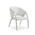 Vigfurniture Modrest Rabia Modern White Leatherette Accent Chair | Modishstore | Accent Chairs-2