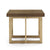 Vig Furniture Modrest Pike Modern Elm & Antique Brass End Table | Modishstore | End Tables-2