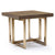 Vig Furniture Modrest Pike Modern Elm & Antique Brass End Table | Modishstore | End Tables