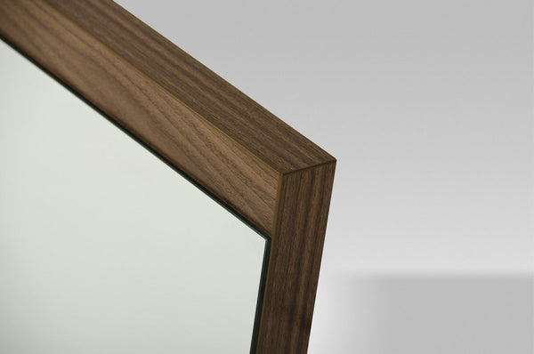 Vig Furniture Modrest Rondo Modern Walnut Mirror | Modishstore | Mirrors-2