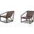 Vig Furniture Divani Casa Taranto - Modern Brown Eco-Leather Lounge Chair | Modishstore | Lounge Chairs-5