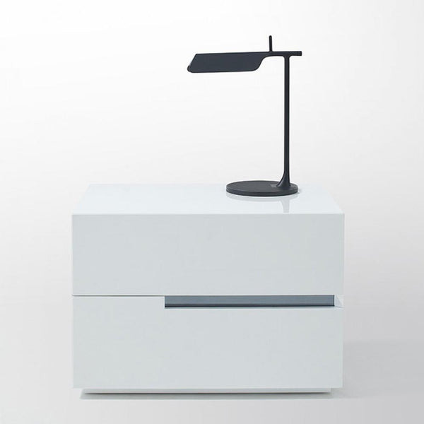 Vigfurniture Modrest Polar Modern White Lacquer Nightstand | Modishstore | Nightstands | VGWCGACG02-2