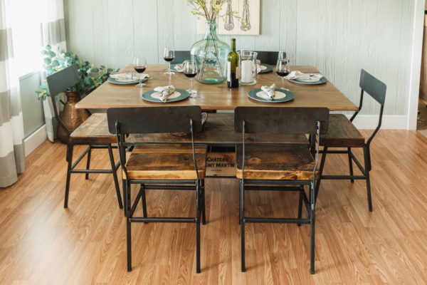 Napa East Vino Vintage Farm Table
