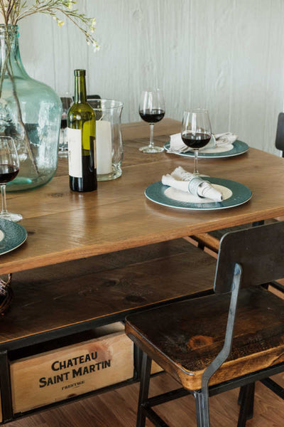 Napa East Vino Vintage Farm Table