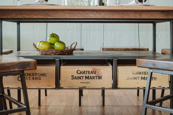 Napa East Vino Vintage Farm Table