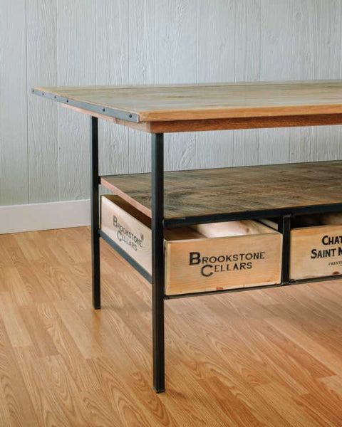 Napa East Vino Vintage Farm Table