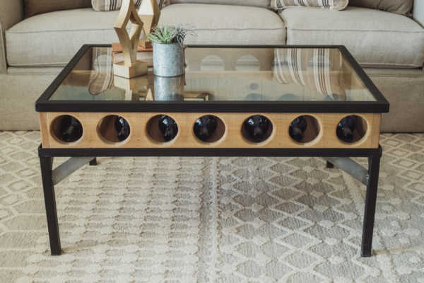 Napa East French Glass Top Coffee Table