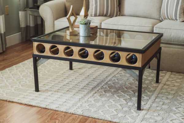 Napa East French Glass Top Coffee Table