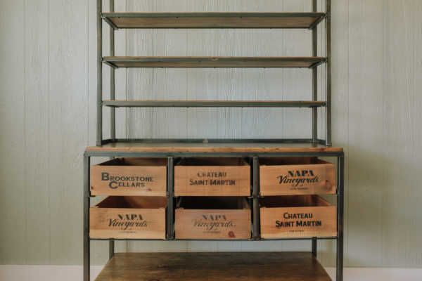 Napa East Vino Vintage Side Table Buffet