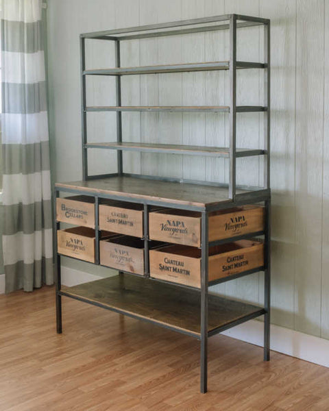 Napa East Vino Vintage Side Table Buffet