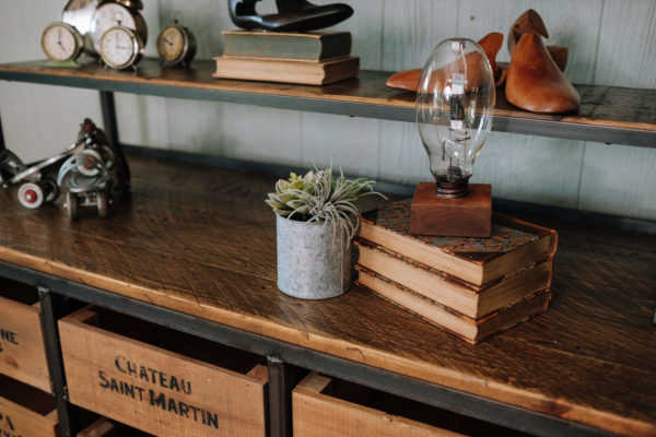 Napa East Vino Vintage Side Table Buffet