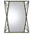 Cal Lighting WA-2142MIR Pavia Metal Beveled Mirror | Modishstore | Mirrors