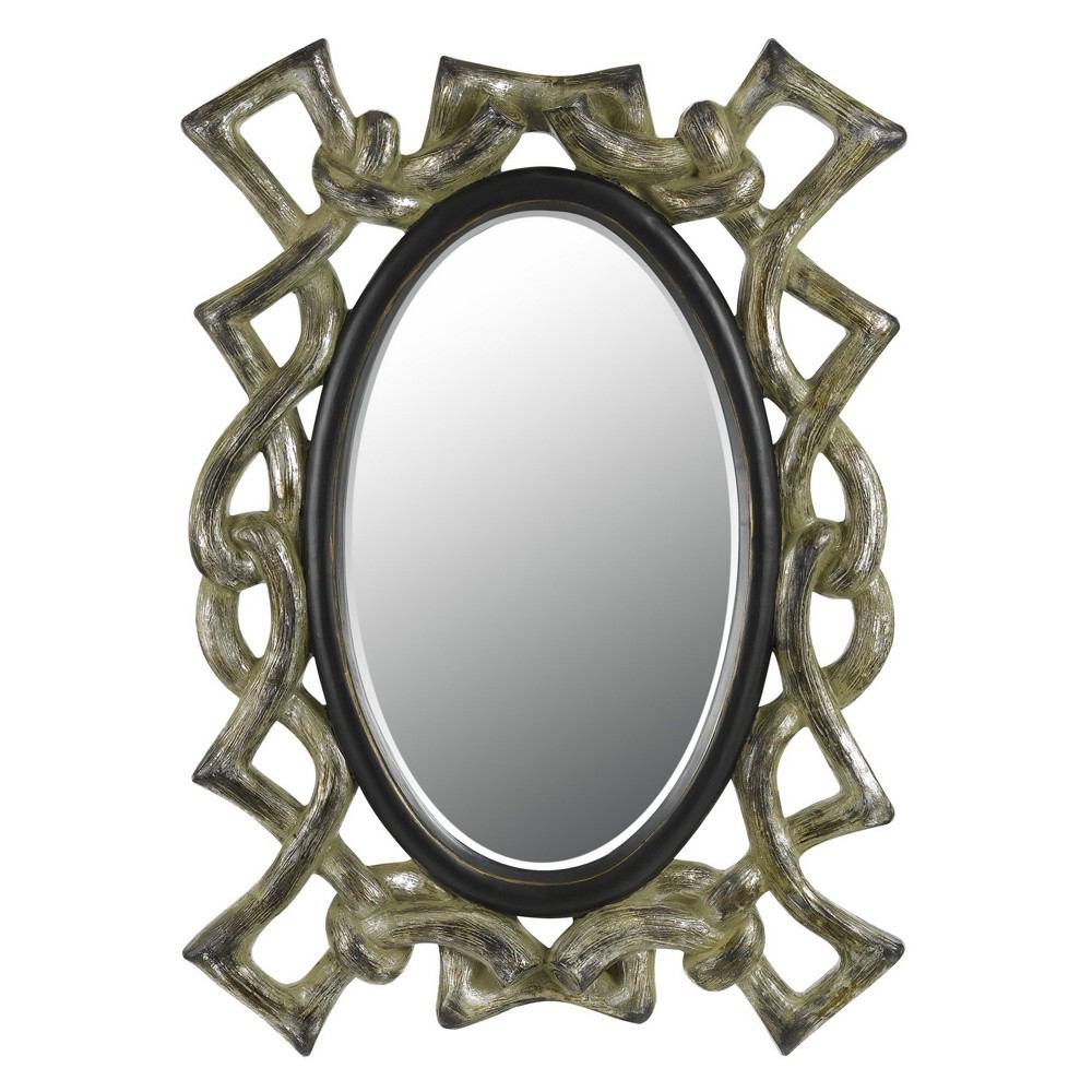 Cal Lighting WA-2156MIR Popoli Rectangular Pu Bevel Mirror | Modishstore | Mirrors