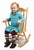 Whitney Brothers Adult & Children's Rocker | Kids Chairs | Modishstore-3