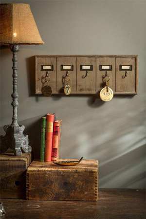 Vagabond Vintage Rustic Key Rack | Modishstore | Hooks & Racks