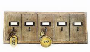 Vagabond Vintage Rustic Key Rack | Modishstore | Hooks & Racks-3