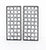 Screen Gems S/2 Metal Wall Plaque With Mirror - WD-043 | Wall Decor | Modishstore