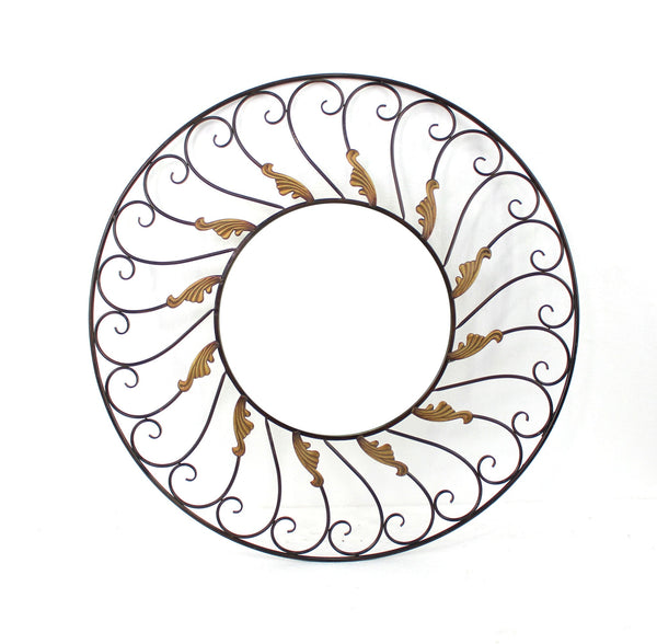Screen Gems Round Metal Decorative Wall Mirror - Set of 2 | Mirrors | Modishstore
