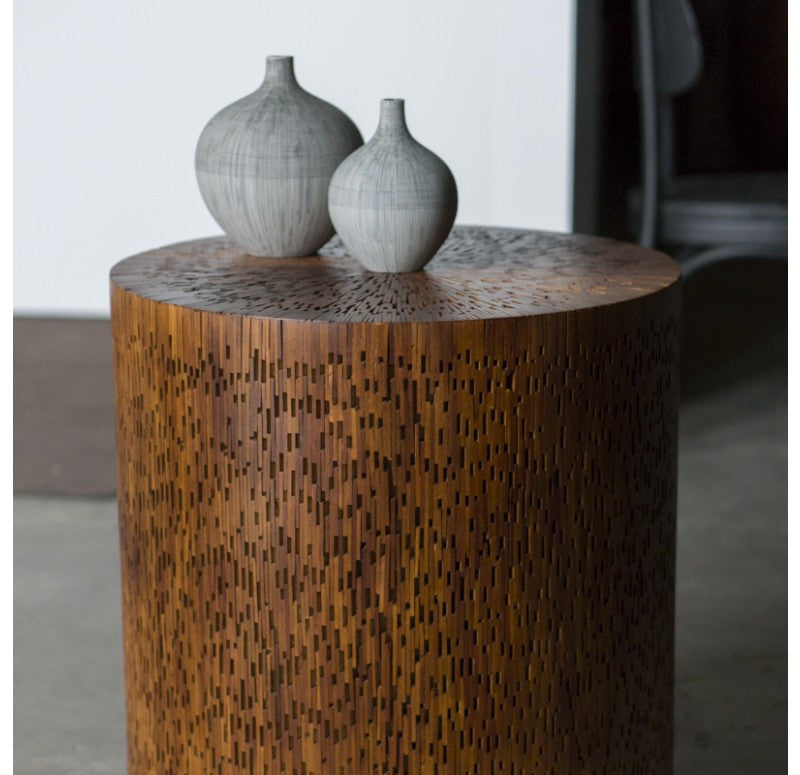 Gold Leaf Design Group Haida Side Round Table | Side Tables | Modishstore-2
