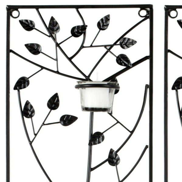 Climbing Leaves Margot TeaLights Wall Decor - Set Of 3 | Wall Decor |  Modishstore  - 3