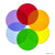 Whitney Brothers Kids' Playroom Fun-Color Wheel Acrylic Shapes | Kids Collection | Modishstore