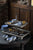 Wood Rectangle 2 Tier Tray | Modishstore | Cake & Tiered Stands