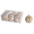 A&B Home Pinecone Relief Christmas Ornaments - 6Pc/Box - Set Of 6