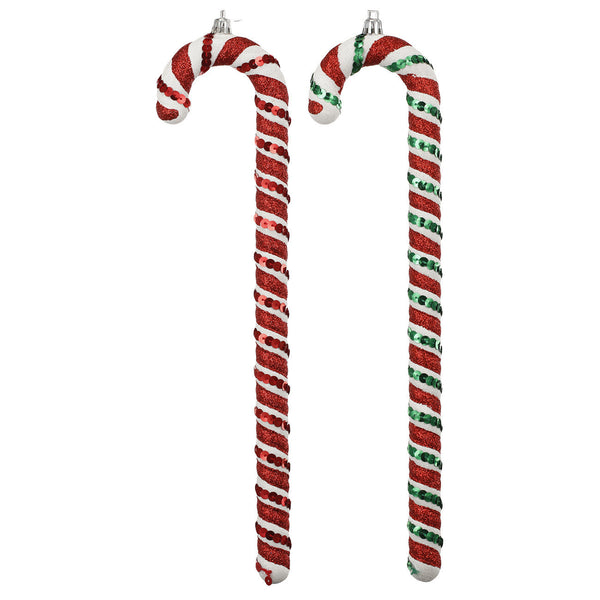 A&B Home Candycane Red & Green Christmas Ornaments - 2 Pc/Box - Set Of 6