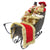 A&B Home Christmas Decor Caroller Family on Sleigh