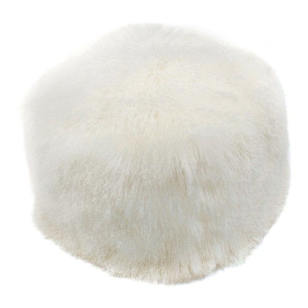 Moe's Home Collection Lamb Fur Pouf | Modishstore | Poufs-8
