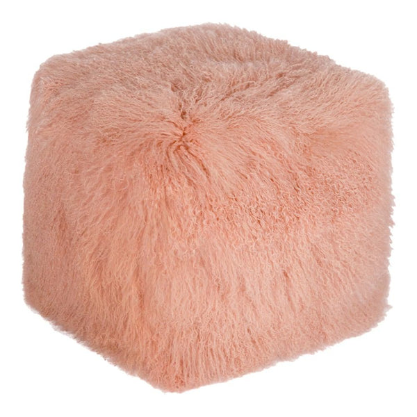 Moe's Home Collection Lamb Fur Pouf | Modishstore | Poufs-6