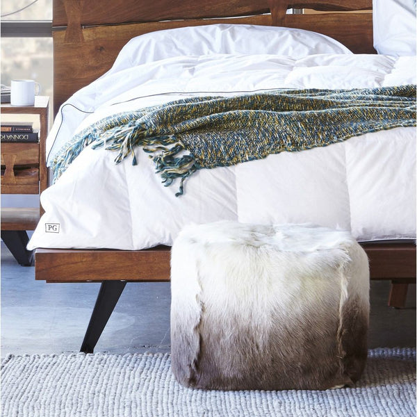 Moe's Home Collection Goat Fur Pouf - 16