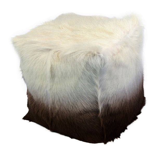 Moe's Home Collection Goat Fur Pouf - 16
