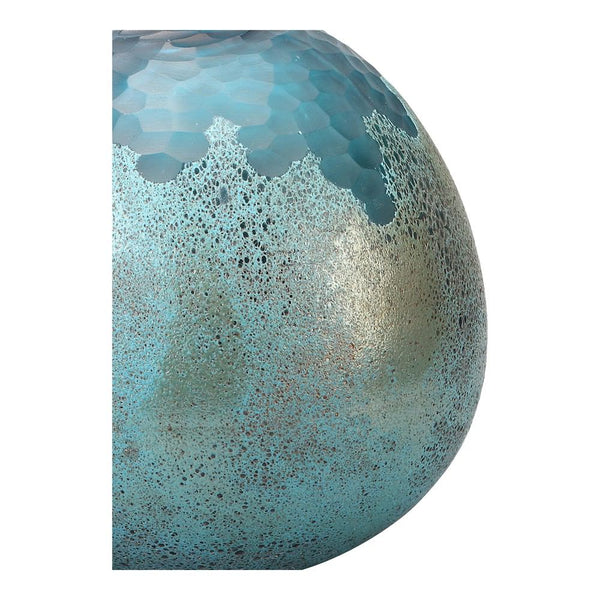 Moe's Home Collection Nix Vase Blue | Modishstore | Vases-2
