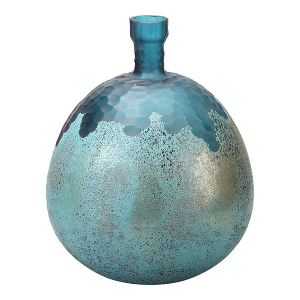 Moe's Home Collection Nix Vase Blue | Modishstore | Vases