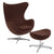 Flash Furniture Wool Fabric Egg Chair with Tilt-Lock Mechanism and Ottoman | Lounge Chairs | Modishstore-3