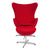 Flash Furniture Wool Fabric Egg Chair with Tilt-Lock Mechanism and Ottoman | Lounge Chairs | Modishstore-17