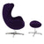 Flash Furniture Wool Fabric Egg Chair with Tilt-Lock Mechanism and Ottoman | Lounge Chairs | Modishstore-18