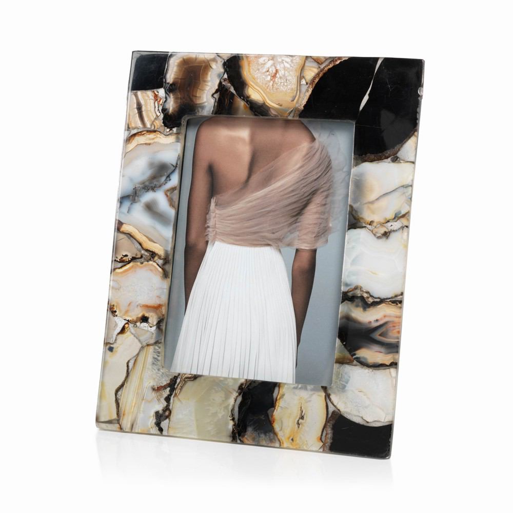 Zodax Bahia Agate Photo Frame | Frames | Modishstore | IN-6072-2
