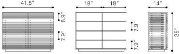 Zuo Linea Cabinet | Cabinets | Modishstore | 199050  -7