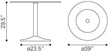 Zuo Galaxy Dining Table | Dining Tables | Modishstore-3