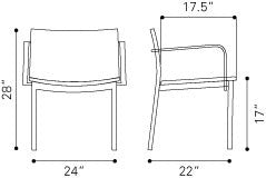 Zuo Gekko Conference Chair - Set Of 2 | Office Chairs | Modishstore-8