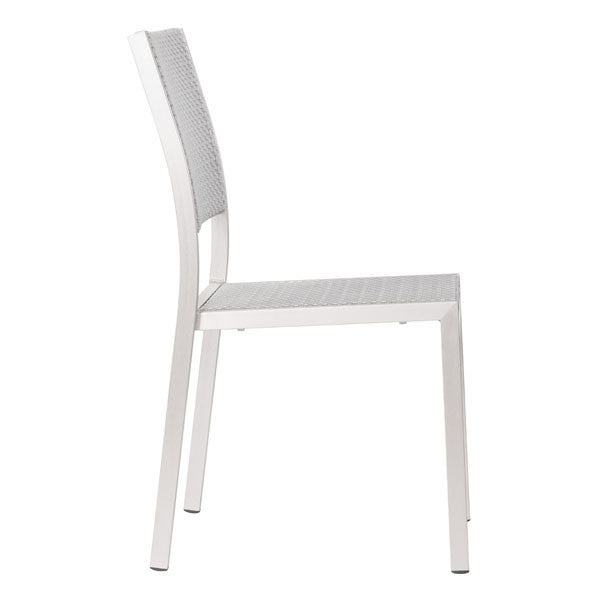 Zuo Metropolitan Dining Armless Chair - Set Of 2 | Outdoor Chairs | Modishstore-3