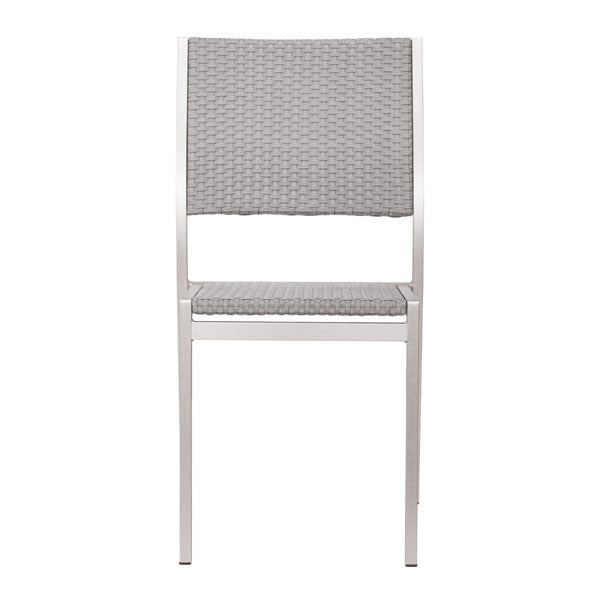 Zuo Metropolitan Dining Armless Chair - Set Of 2 | Outdoor Chairs | Modishstore-4