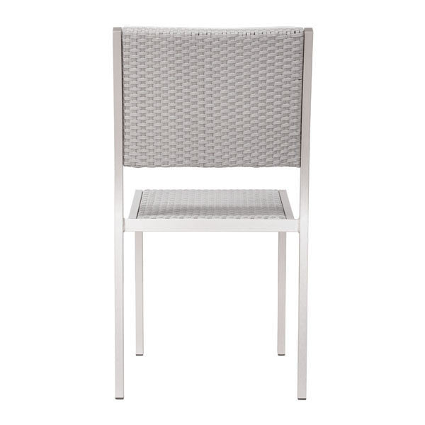 Zuo Metropolitan Dining Armless Chair - Set Of 2 | Outdoor Chairs | Modishstore-6