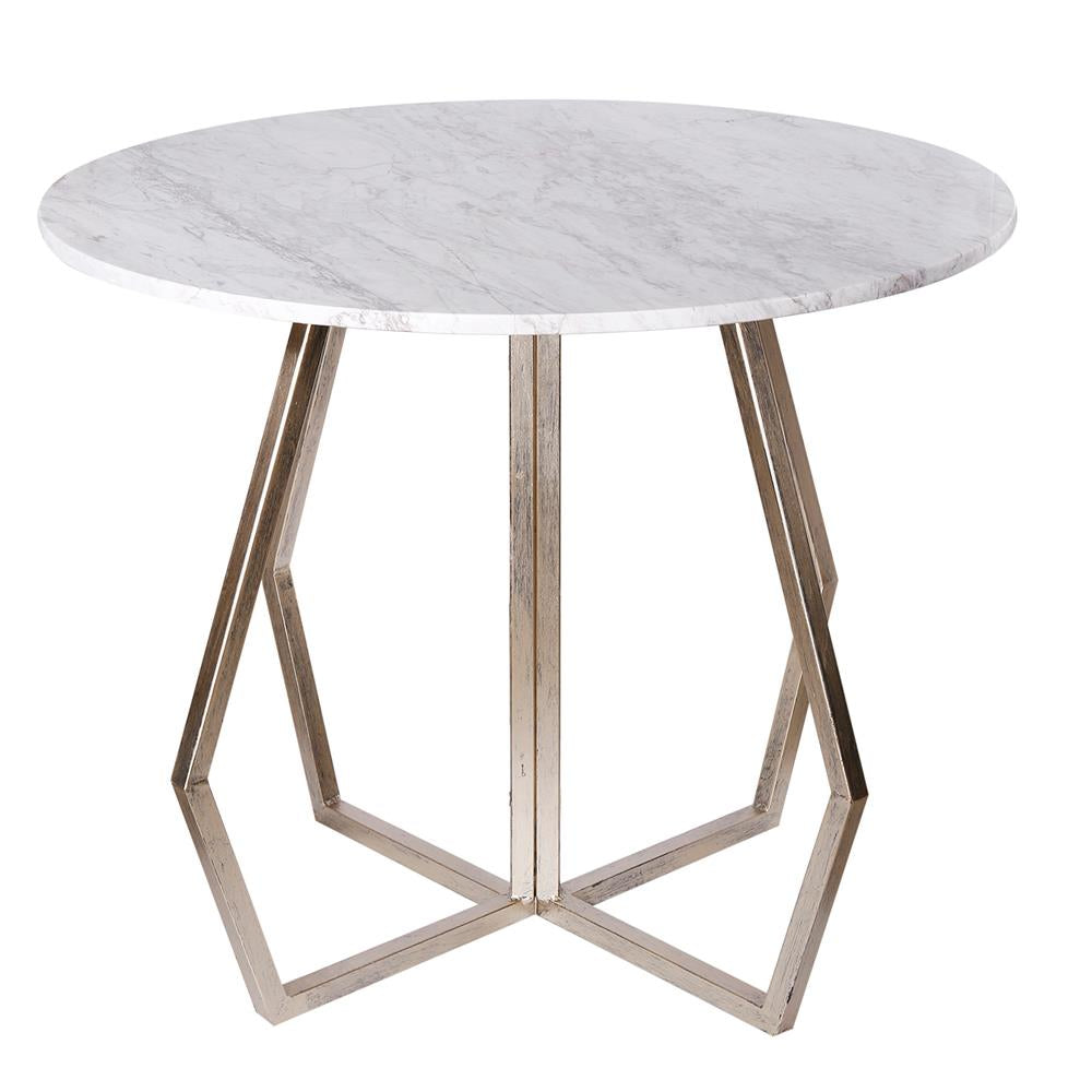 A&B Home Stepney Marble Round Table