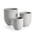 Fibrestone Malibu Cylinder Pots “ Set of 3 by Napa Home & Garden