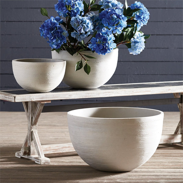 Fibrestone Malibu Low Bowl “ Set of 3 by Napa Home & Garden