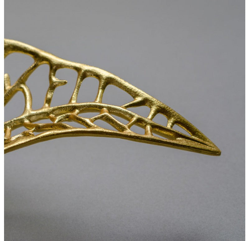 Gold Leaf Design Group Skeleton Leaf Bowl | Decorative Bowls | Modishstore-2