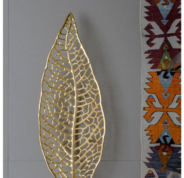 Gold Leaf Design Group Skeleton Leaf Bowl | Decorative Bowls | Modishstore-3